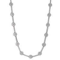 Collier Argent Zircone Rhodié 40-45 cm-603380