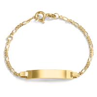 Gravurarmband 585/14 K Gelbgold 12-14 cm verstellbar-603516