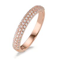 Bague Argent Zircone rosé Plaqué or-603722