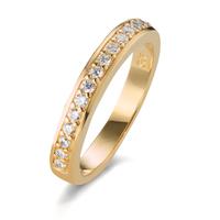 Bague d'éternité Argent Zircone 14 Pierres jaune Plaqué or-603724