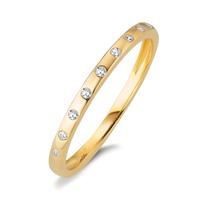 Bague à superposer Or jaune 9K Zircone 9 Pierres-603807