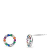 Clous d'oreilles Argent Rhodié Ø8 mm-604045