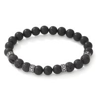 Bracelet Acier inoxydable Onyx Patinée 20 cm Ø8.5 mm-604063