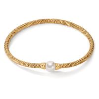 Bracelet Argent jaune Plaqué or 19.5 cm Ø4 mm-604097