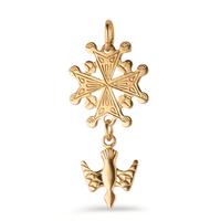Pendentif Argent jaune Plaqué or-604142