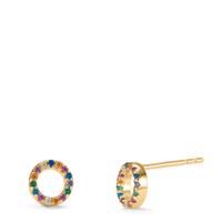 Clous d'oreilles Argent jaune Plaqué or Ø6.5 mm-604533