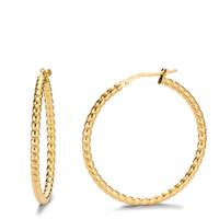 Creolen Silber gelb vergoldet-604573
