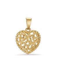 Pendentif Or jaune 9K Coeur Ø12 mm-604615