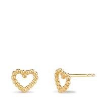 Clous d'oreilles Or jaune 9K Coeur Ø7.5 mm-604622