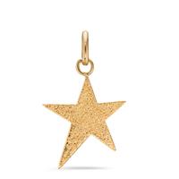 Pendentif Or jaune 9K Étoile Ø14 mm-604630