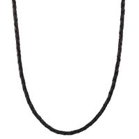 Collier Leder, Silber rhodiniert 50 cm Ø2.7 mm-604884