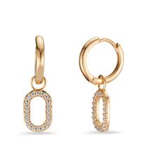 Créoles à charnières Bronze Zircone-605176