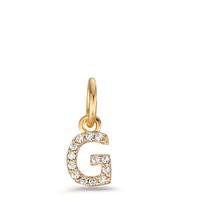 Pendentif Bronze Zircone Ø5.5 mm-605206