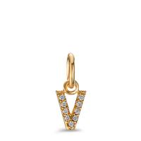 Pendentif Bronze Zircone Ø5.5 mm-605220