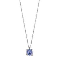 Collier Or blanc 18K Tanzanite 0.48 ct 40-42 cm-605307
