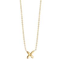 Collier Or jaune 9K Fleur 42 cm-605608