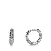 Créoles à charnières Argent Rhodié-605750