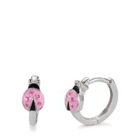 Créoles à charnières Argent Rhodié-605797