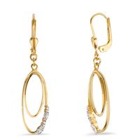 Ohrhänger 375/9 K Gelbgold Zirkonia 8 Steine-605826