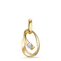 Pendentif Or jaune 9K Zircone-605827