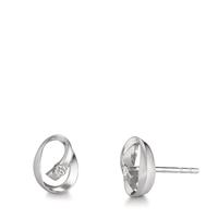 Ohrstecker 375/9 K Weissgold Zirkonia 2 Steine-605833