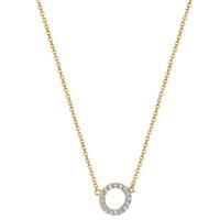Collier Or jaune 9K Zircone 42-45 cm-605923