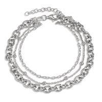 Bracelet Argent Rhodié 17-19 cm-605957
