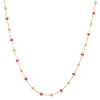 Collier Or jaune 18K Émaillé 42 cm-606017