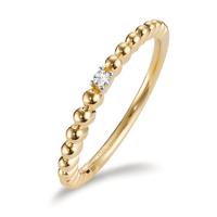Bague à superposer Or jaune 18K Diamant 0.02 ct, w-si-606108