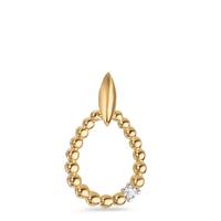 Pendentif Or jaune 18K Diamant 0.02 ct, w-si-606109