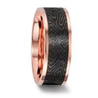 Alliance Or rouge 18K, Carbone-606526
