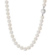 Collier Silber Süsswasserzuchtperlen 6-6.5 mm 46 cm-606551