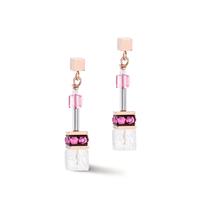 Pendant d'oreilles Acier inoxydable rosé PVD-606877