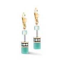 Pendant d'oreilles Acier inoxydable jaune PVD-606886