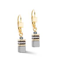 Pendant d'oreilles Acier inoxydable jaune PVD-606898