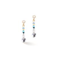 Pendant d'oreilles Acier inoxydable jaune PVD-606913