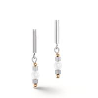 Pendant d'oreilles Acier inoxydable jaune PVD-606919
