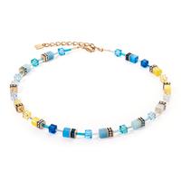 Collier Acier inoxydable jaune Laqué 42-48 cm-606924