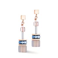 Pendant d'oreilles Acier inoxydable rosé PVD-606931