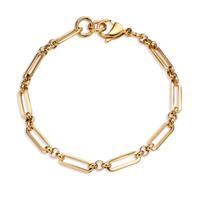 Bracelet Acier inoxydable jaune PVD 18.5-19.5 cm-607030