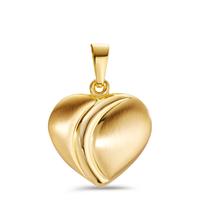 Pendentif Or jaune 18K Coeur Ø14 mm-607035