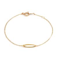 Bracelet Or jaune 9K 16-18 cm-607123