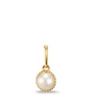 Pendentif Or jaune 9K perle d'eau douce Ø5 mm-607146