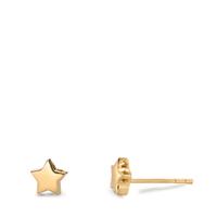 Clous d'oreilles Or jaune 14K Étoile Ø5 mm-607187