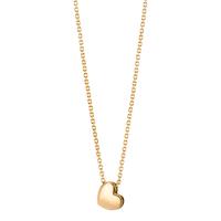 Collier Or jaune 14K Coeur 39-42 cm-607192