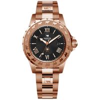 Uhr Edelstahl rosé IP beschichtet Ø34 mm-607221
