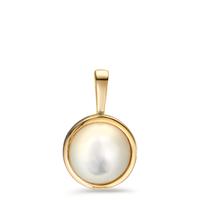 Pendentif Or jaune 9K nacre Ø8.5 mm-607404