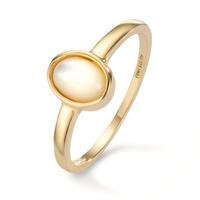 Bague Or jaune 9K nacre-607408