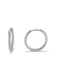 Créoles à charnières Argent Rhodié-607445