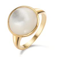 Bague Argent jaune Plaqué or nacre-607493